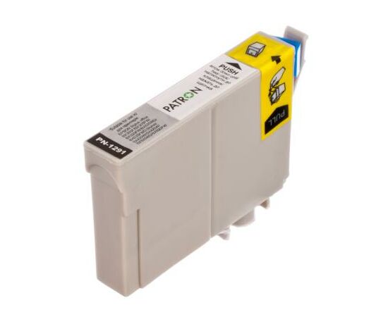 Картридж Patron EPSON BX305F/320/525/625,SX420/425/525/535/620 BLACK (T1291) (PN-1291), зображення 4 Картридж Patron EPSON BX305F/320/525/625,SX420/425/525/535/620 BLACK (T1291) (PN-1291), зображення 4