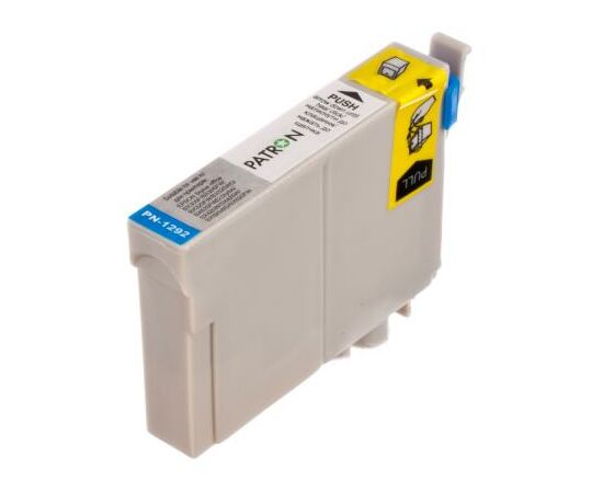 Картридж Patron EPSON BX305F/320/525/625,SX420/425/525/535/620 CYAN (T1292) (PN-1292), зображення 4 Картридж Patron EPSON BX305F/320/525/625,SX420/425/525/535/620 CYAN (T1292) (PN-1292), зображення 4
