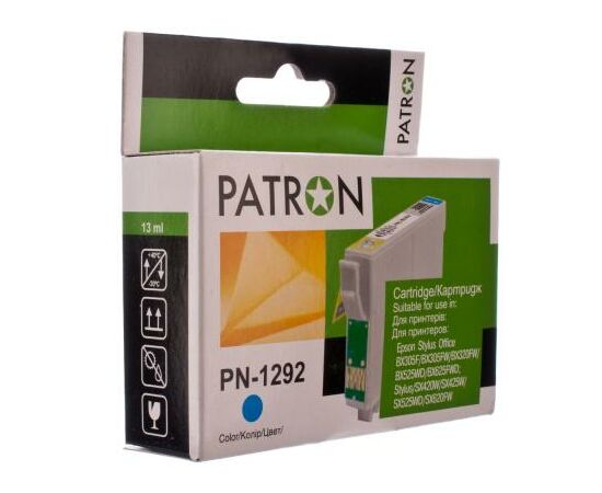 Картридж Patron EPSON BX305F/320/525/625,SX420/425/525/535/620 CYAN (T1292) (PN-1292)