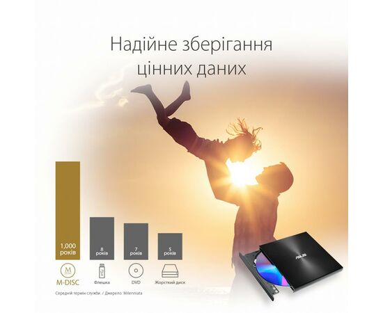 Оптический привод DVD-RW ASUS SDRW-08U7M-U/BLK/G/AS, изображение 4 Оптический привод DVD-RW ASUS SDRW-08U7M-U/BLK/G/AS, изображение 4