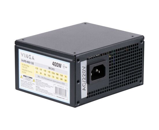 Блок питания Vinga 400W ОЕМ (VmPS-400-120), изображение 5 Блок питания Vinga 400W ОЕМ (VmPS-400-120), изображение 5