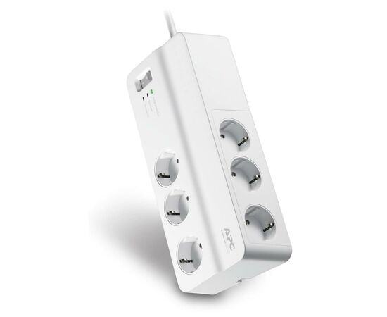 Сетевой фильтр питания APC Essential SurgeArrest 6 outlets (PM6-RS), изображение 3 Сетевой фильтр питания APC Essential SurgeArrest 6 outlets (PM6-RS), изображение 3