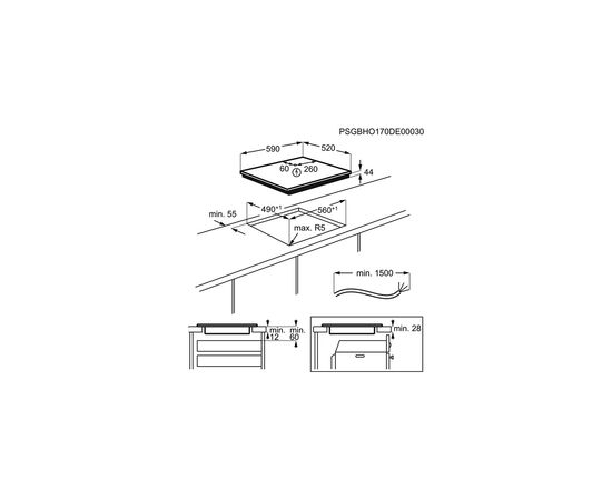 Варочная поверхность Electrolux IPES6451KF, изображение 10 Варочная поверхность Electrolux IPES6451KF, изображение 10