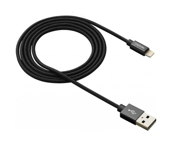 Дата кабель USB 2.0 AM to Lightning 1.0m MFI Black Canyon (CNS-MFIC3B)