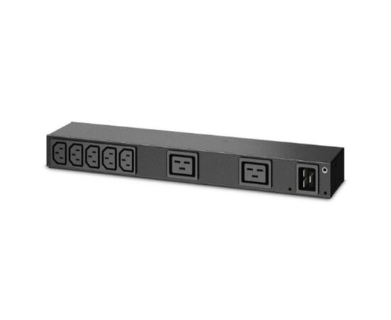 Силовой блок Rack PDU, Basic, 0U/1U, 16A, (7) C13 and (2) C19 APC (AP6120A)