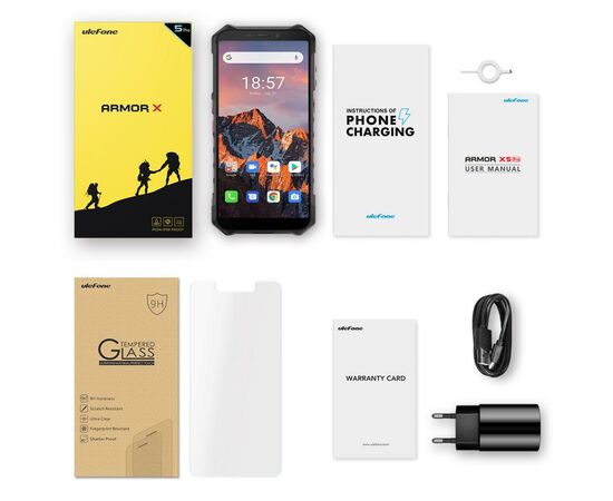 Мобільний телефон Ulefone Armor X5 Pro 4/64Gb Black (6937748733829), зображення 9 Мобільний телефон Ulefone Armor X5 Pro 4/64Gb Black (6937748733829), зображення 9