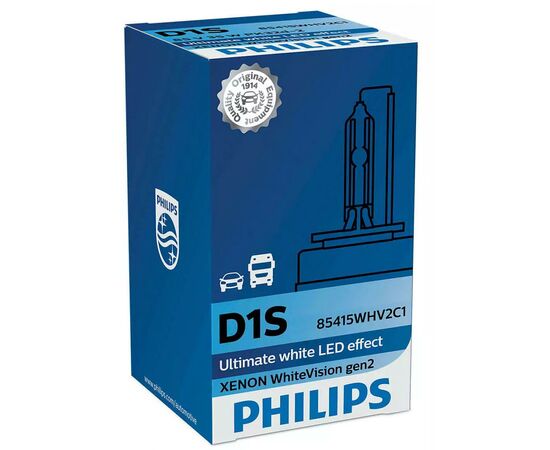 Автолампа Philips ксеноновая (85415 WHV2 C1), изображение 2 Автолампа Philips ксеноновая (85415 WHV2 C1), изображение 2