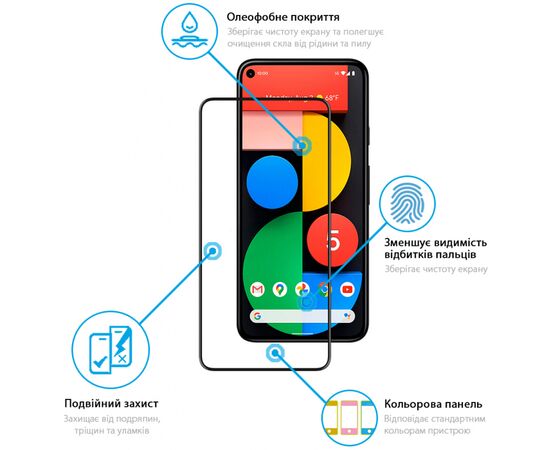 Стекло защитное Global Full Glue Google Pixel 5 (1283126513367), изображение 3 Стекло защитное Global Full Glue Google Pixel 5 (1283126513367), изображение 3