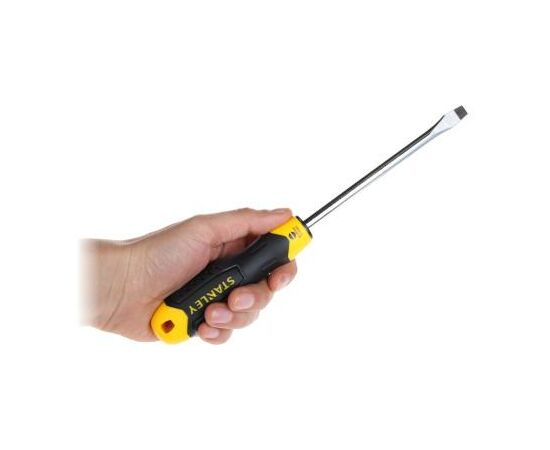 Отвертка Stanley Cushion Grip, SL8x150 мм (0-64-921), изображение 3 Отвертка Stanley Cushion Grip, SL8x150 мм (0-64-921), изображение 3