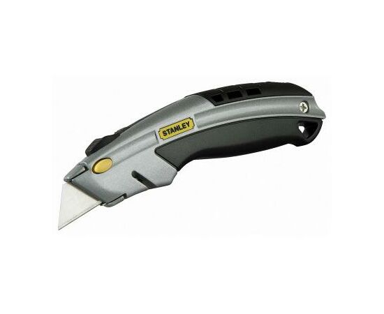 Нож монтажный Stanley "DynaGrip" для отделочных работ, L=180мм. (0-10-788), изображение 2 Нож монтажный Stanley "DynaGrip" для отделочных работ, L=180мм. (0-10-788), изображение 2