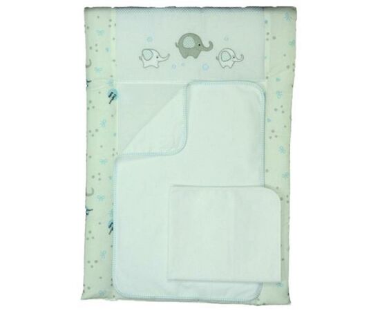 Пеленальный матрасик Верес Elephant blue 50*70 (421.3)