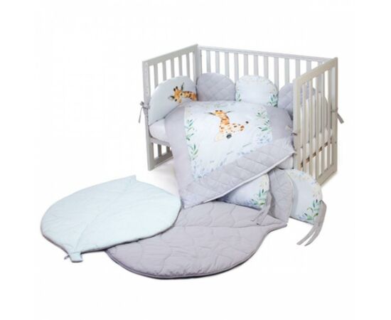 Детский постельный набор Верес Giraffe (6 ед.) (217.06), изображение 2 Детский постельный набор Верес Giraffe (6 ед.) (217.06), изображение 2