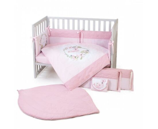 Детский постельный набор Верес Flamingo pink (6 ед.) (217.01), изображение 3 Детский постельный набор Верес Flamingo pink (6 ед.) (217.01), изображение 3
