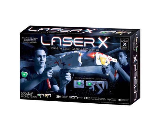 Игрушечное оружие Laser X для лазерных боев PRO 2.0 для двух игроков (88042), изображение 3 Игрушечное оружие Laser X для лазерных боев PRO 2.0 для двух игроков (88042), изображение 3