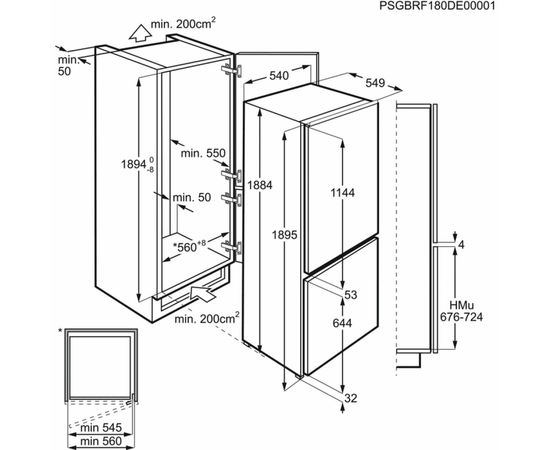 Холодильник Electrolux RNS9TE19S, изображение 7 Холодильник Electrolux RNS9TE19S, изображение 7