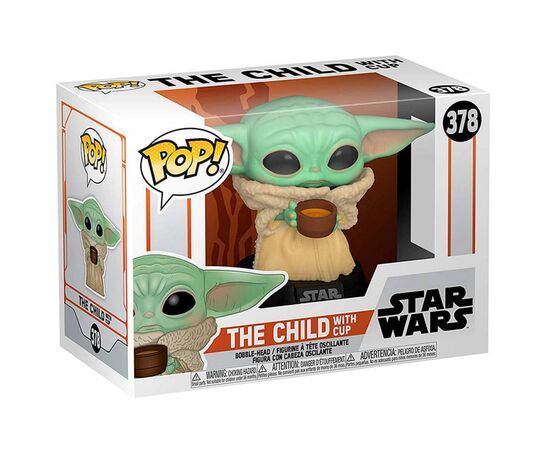 Фигурка для геймеров Funko Pop серии Мандалорець - Малыш с чашкой (49933), изображение 5 Фигурка для геймеров Funko Pop серии Мандалорець - Малыш с чашкой (49933), изображение 5
