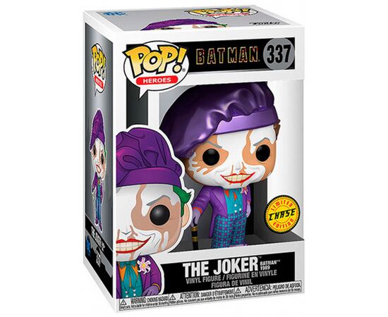 Фигурка для геймеров Funko Pop серии Batman 1989 - JOKER WITH HAT WITH CHASE (47709), изображение 5 Фигурка для геймеров Funko Pop серии Batman 1989 - JOKER WITH HAT WITH CHASE (47709), изображение 5