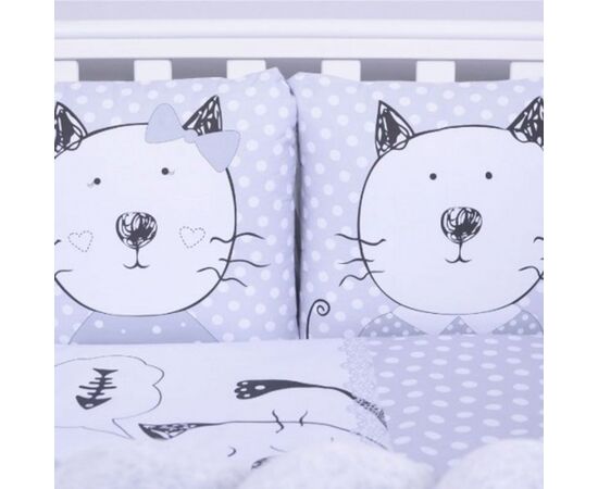 Детский постельный набор Верес Cats family 6 ед. (220.29), изображение 5 Детский постельный набор Верес Cats family 6 ед. (220.29), изображение 5
