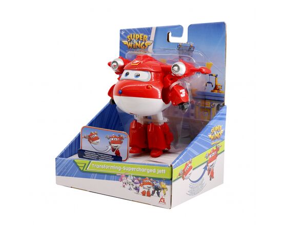 Трансформер Super Wings Transforming-Supercharge Jett, Джетт (EU740283), зображення 4 Трансформер Super Wings Transforming-Supercharge Jett, Джетт (EU740283), зображення 4