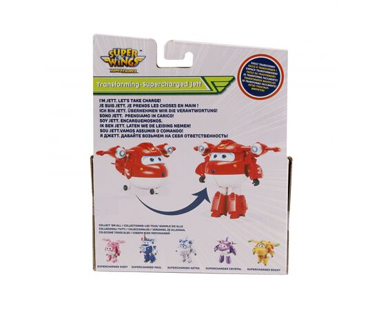 Трансформер Super Wings Transforming-Supercharge Jett, Джетт (EU740283), зображення 7 Трансформер Super Wings Transforming-Supercharge Jett, Джетт (EU740283), зображення 7