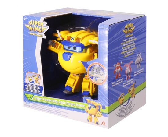 Трансформер Super Wings Supercharge Lights Sounds Donnie, Донни, свет, звук (EU740432), изображение 4 Трансформер Super Wings Supercharge Lights Sounds Donnie, Донни, свет, звук (EU740432), изображение 4