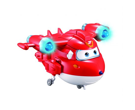 Трансформер Super Wings Supercharge Lights Sounds Jett, Джетт, свет, звук (EU740431), изображение 2 Трансформер Super Wings Supercharge Lights Sounds Jett, Джетт, свет, звук (EU740431), изображение 2