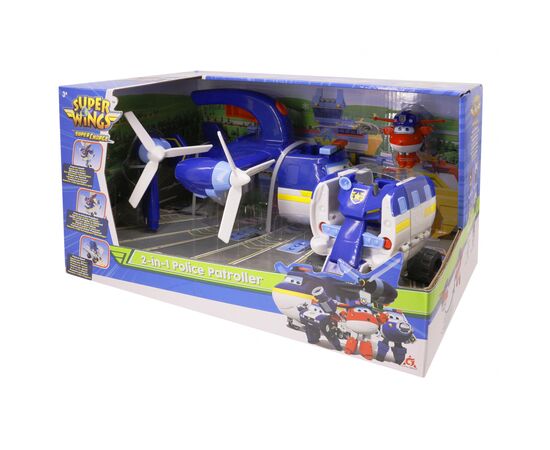 Ігровий набір Super Wings 2-in-1 Police Patroller 2в1 Поліцейський транспорт (EU740834), зображення 2 Ігровий набір Super Wings 2-in-1 Police Patroller 2в1 Поліцейський транспорт (EU740834), зображення 2