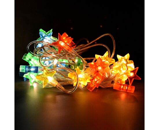 Гирлянда Jumi Звезды 1,5 м 35 ламп, мультицветной (5900410318045), изображение 3 Гирлянда Jumi Звезды 1,5 м 35 ламп, мультицветной (5900410318045), изображение 3