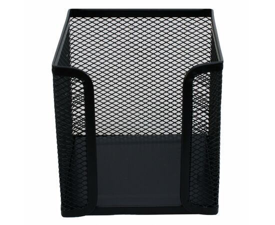 Подставка-куб для писем и бумаг H-Tone 10х10х10 см, металлический черный (SET-HT-JJ41204), изображение 2 Подставка-куб для писем и бумаг H-Tone 10х10х10 см, металлический черный (SET-HT-JJ41204), изображение 2
