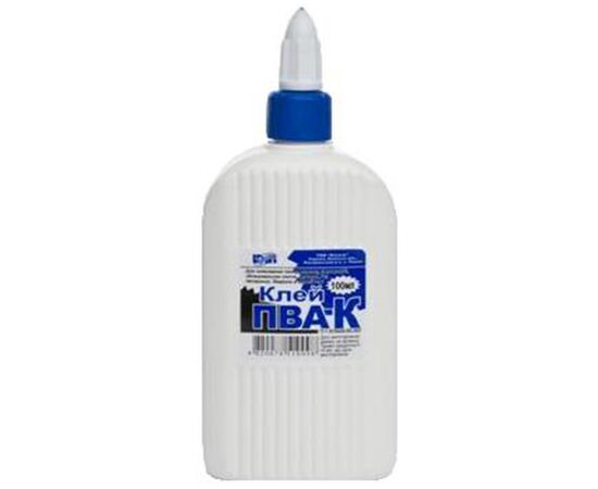 Клей КіП ПВА-К 100 мл із супер ковпачком (GLUE-KIP-PVA-100ML)