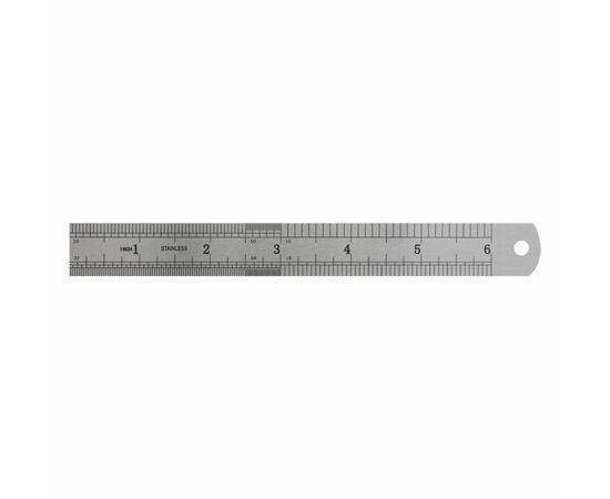 Линейка H-Tone стальная 20 см (SCALE-HT-JJ30447-20), изображение 2 Линейка H-Tone стальная 20 см (SCALE-HT-JJ30447-20), изображение 2