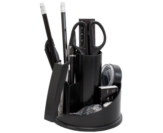 Настольный набор H-Tone 12 предметов, черный (KIT-HT-JJ41006)