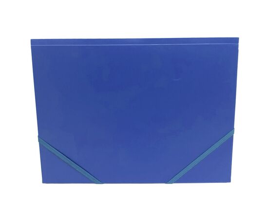 Папка на резинках H-Tone А4, синяя (FOLD-HT-JJ40941-BL), изображение 2 Папка на резинках H-Tone А4, синяя (FOLD-HT-JJ40941-BL), изображение 2