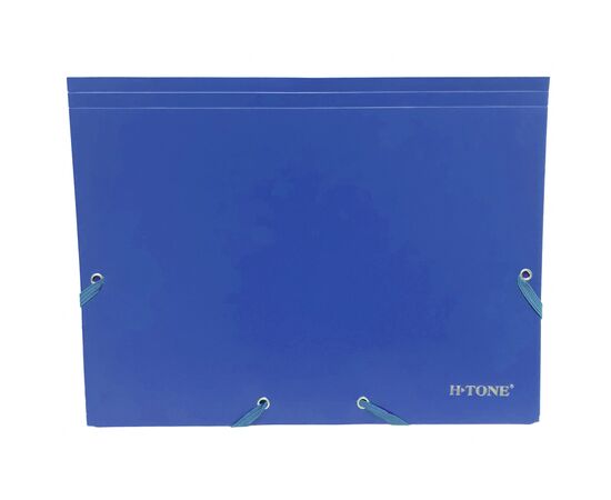 Папка на резинках H-Tone А4, синяя (FOLD-HT-JJ40941-BL)