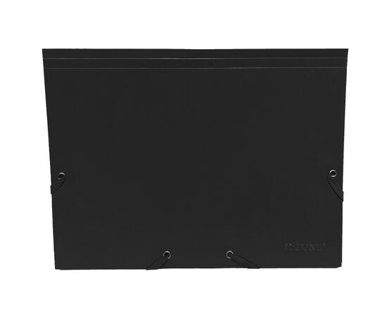 Папка на резинках H-Tone А4, чорна (FOLD-HT-JJ40941-B)