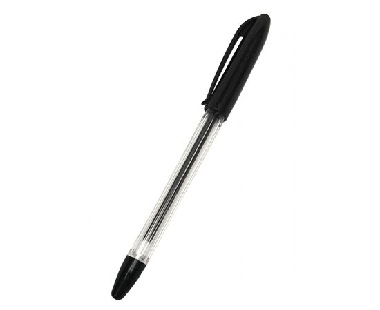 Ручка шариковая H-Tone 0,7мм, с гриппом, черная, уп. 50 шт (PEN-HT-JJ201307-B)