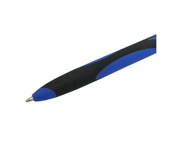 Ручка кулькова H-Tone автоматична 0,7 мм, чорний корпус, синя, уп. 12 шт (PEN-HT-JJ20165), зображення 2 Ручка кулькова H-Tone автоматична 0,7 мм, чорний корпус, синя, уп. 12 шт (PEN-HT-JJ20165), зображення 2