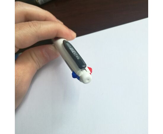 Ручка шариковая Baoke Ручка кулькова автоматична 0.7 мм, 3-колірна з грипом Agile (PEN-BAO-B50), изображение 3 Ручка шариковая Baoke Ручка кулькова автоматична 0.7 мм, 3-колірна з грипом Agile (PEN-BAO-B50), изображение 3