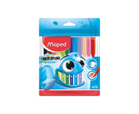 Фломастеры Maped Color Peps Ocean 12 цветов (MP.845720)