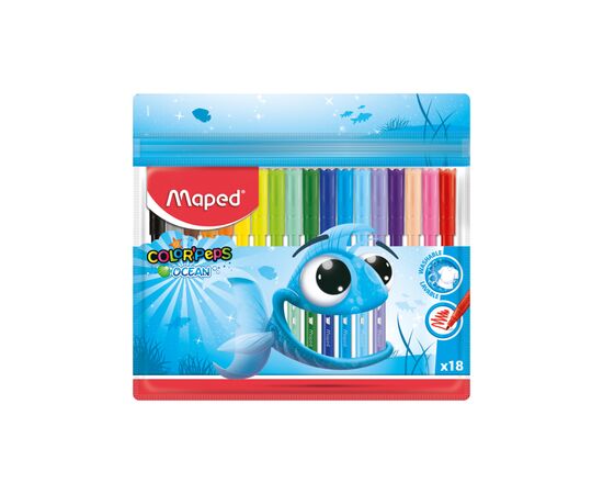 Фломастеры Maped Color Peps Ocean 18 цветов (MP.845721)