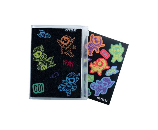 Блокнот Kite силіконова обкладинка, 80 арк., Black space (K22-462-3), зображення 5