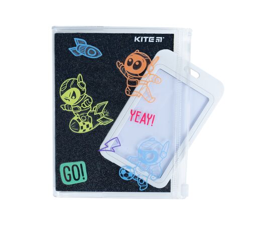 Блокнот Kite силіконова обкладинка, 80 арк., Black space (K22-462-3), зображення 6