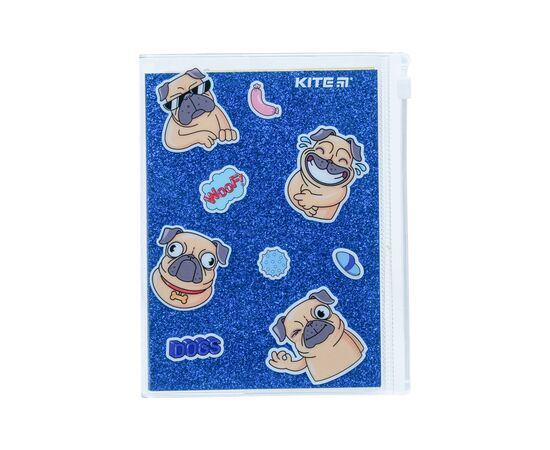 Блокнот Kite силіконова обкладинка, 80 арк., Blue dogs (K22-462-4)