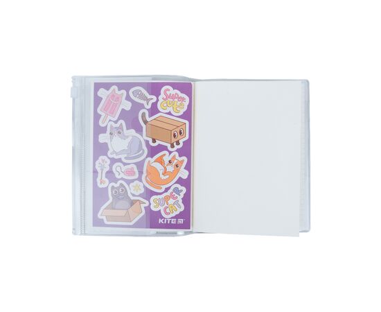 Блокнот Kite силиконовая обложка, 80 л., Purple cats (K22-462-2), изображение 4 Блокнот Kite силиконовая обложка, 80 л., Purple cats (K22-462-2), изображение 4