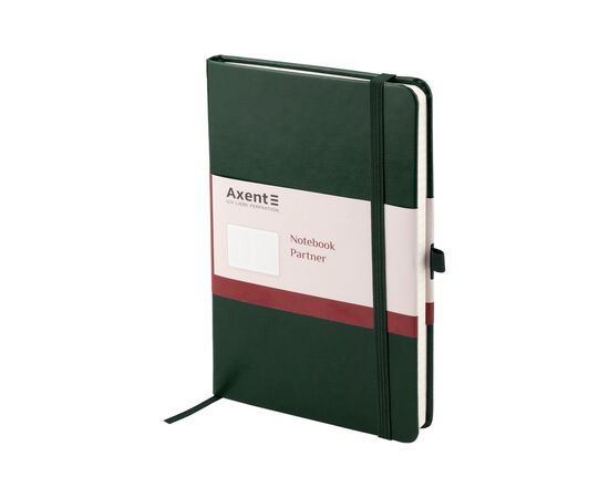 Блокнот Axent Partner Lux 125х195 мм 96 листов в клетку Зеленый (8202-04-A), изображение 2 Блокнот Axent Partner Lux 125х195 мм 96 листов в клетку Зеленый (8202-04-A), изображение 2