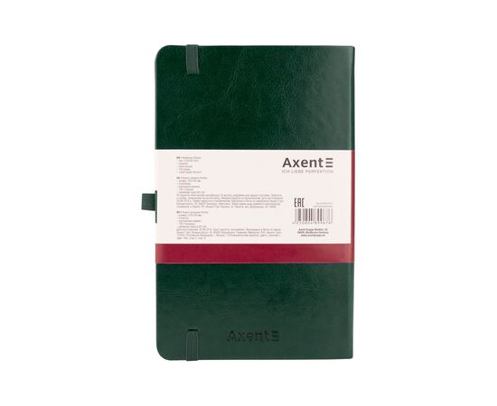 Блокнот Axent Partner Lux 125х195 мм 96 листов в клетку Зеленый (8202-04-A), изображение 3 Блокнот Axent Partner Lux 125х195 мм 96 листов в клетку Зеленый (8202-04-A), изображение 3