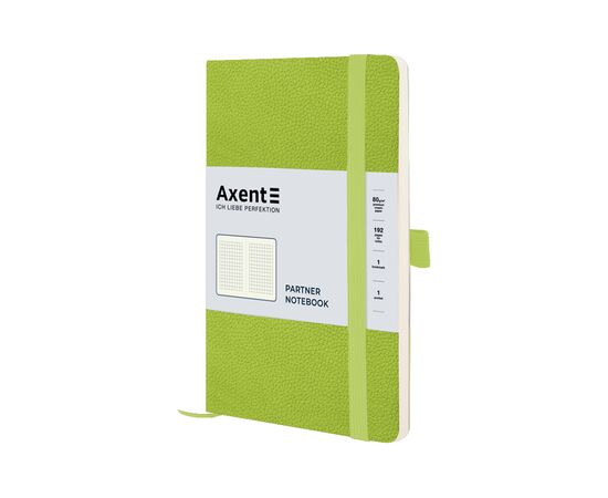Блокнот Axent Partner Soft Skin 125x195 мм 96 листов в клетку Салатовый (8616-09-A)