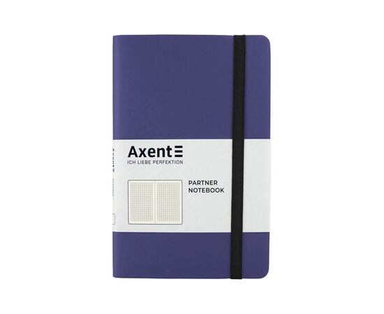 Блокнот Axent Partner Soft Skin 125x195 мм 96 листов в клетку Темно-синий (8206-38-A)
