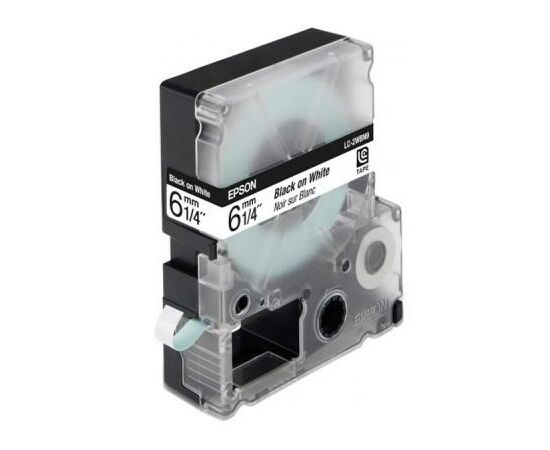Стрічка для принтера етикеток Epson LK2WBN (C53S652003)