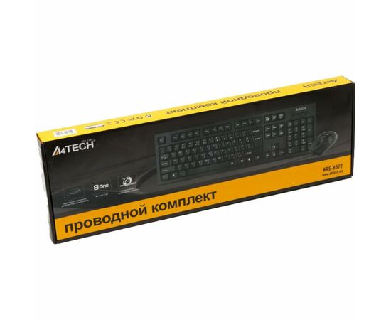 Комплект A4Tech KRS-8572 USB Black, изображение 4 Комплект A4Tech KRS-8572 USB Black, изображение 4